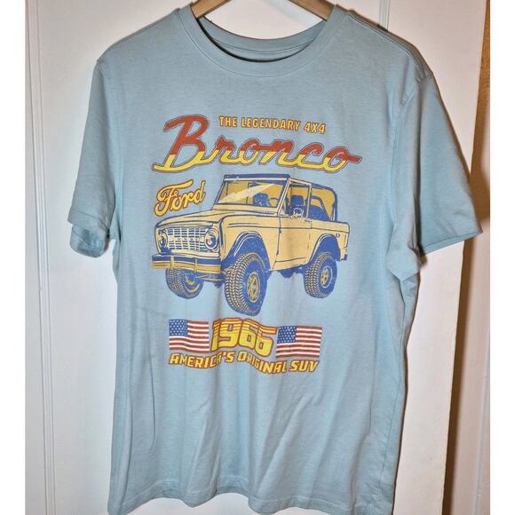 Goodfellow & Co Other - Goodfellow &‎ CO Retro Ford Bronco T-Shirt Official Blue Sz Lg Graphic T-shirt